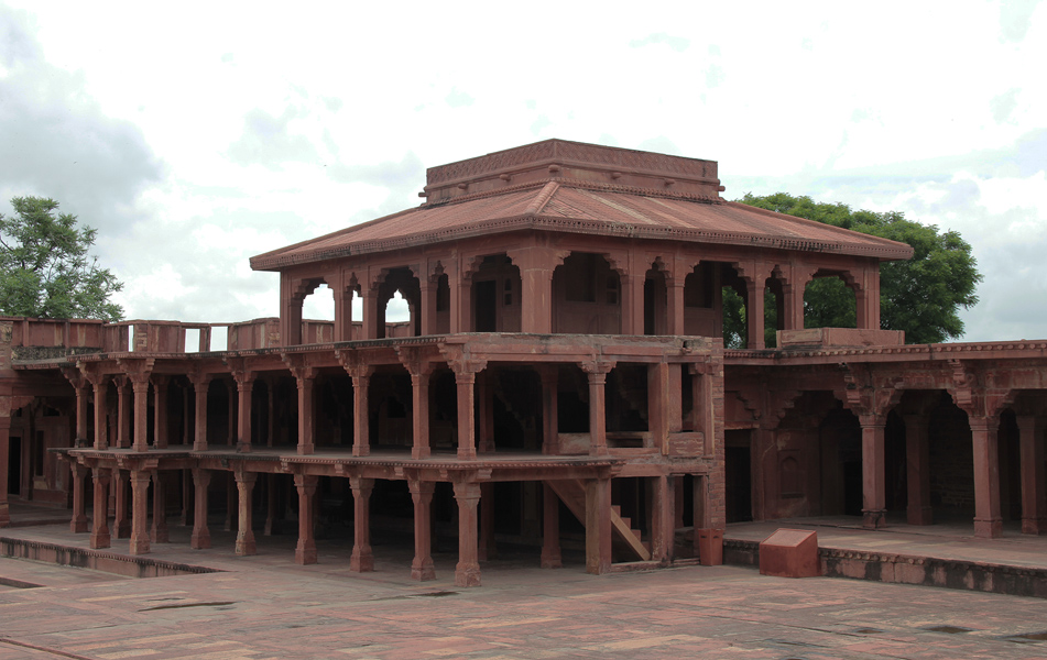 3061_het verblijf van Akbar.jpg - Fatehpur Sikri, het verblijf van Akbar